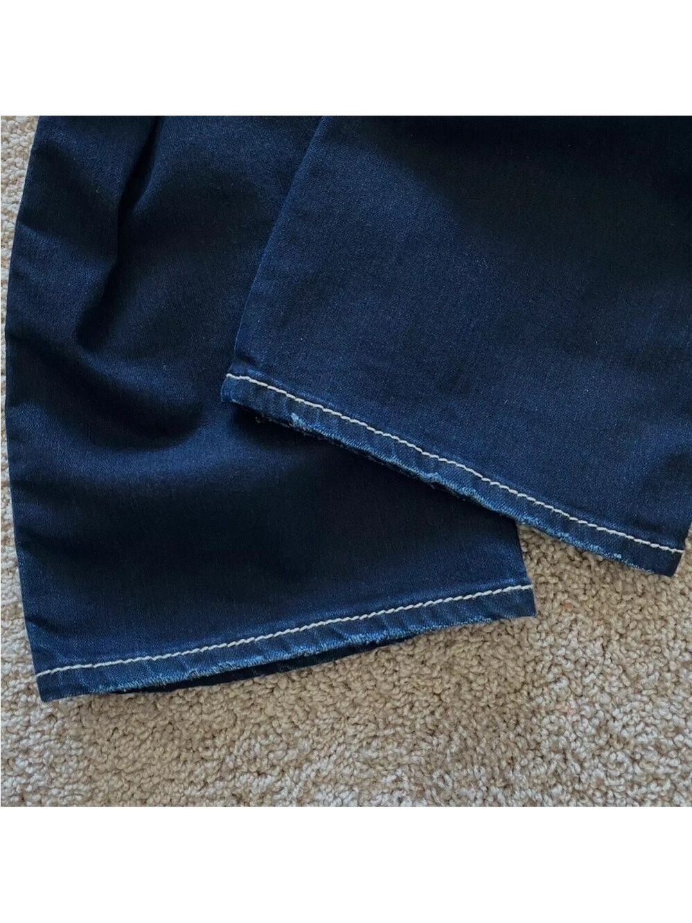 Silver Super Stretch Suki Mid Slim Boot Bootcut Jeans Women's Sz 29x31 Dark Wash - Picture 7 of 15